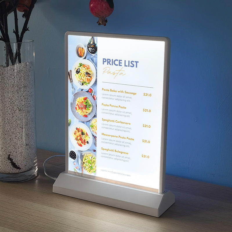 A4 Desktop Double Sided LED Light Box – iSpi Trade