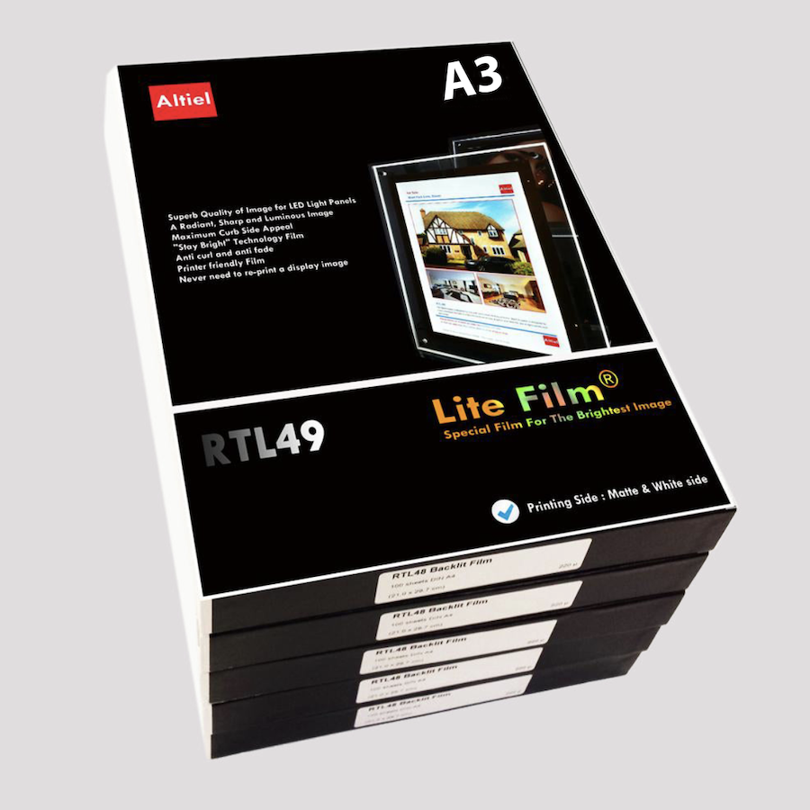 Led Screen Panel Paper RTL49 Lite Film® for LED Light Panels Backlit Paper A3 – iSpi Trade