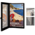 Black Finish Lockable Poster Case – Weatherproof, Secure & Stylish Display