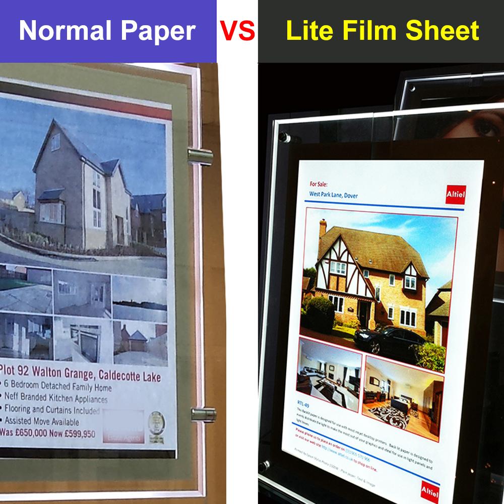 Panel Led Paper RTL49 Lite Film® for LED Light Panels Backlit Paper A3 – iSpi Trade