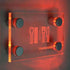 Signalite LED Sign Fixings - Red